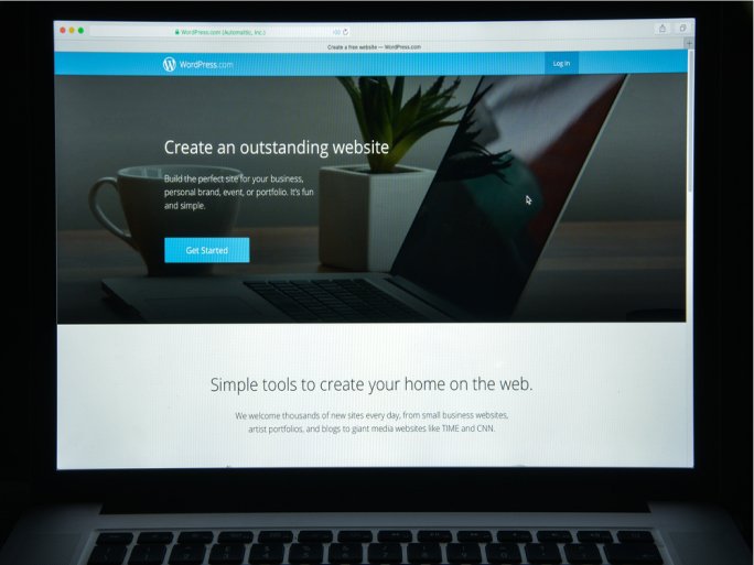 Free Person Working on Laptop Website Image