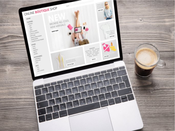 Free Person Working on Laptop Website Mockup 2
